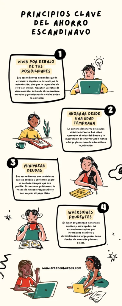 Principios clave del ahorro escandinavo