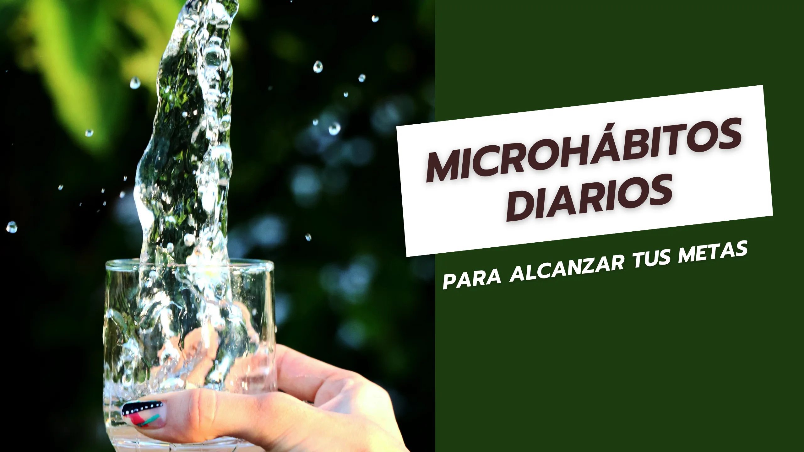 Microhábitos diarios para alcanzar tus metas