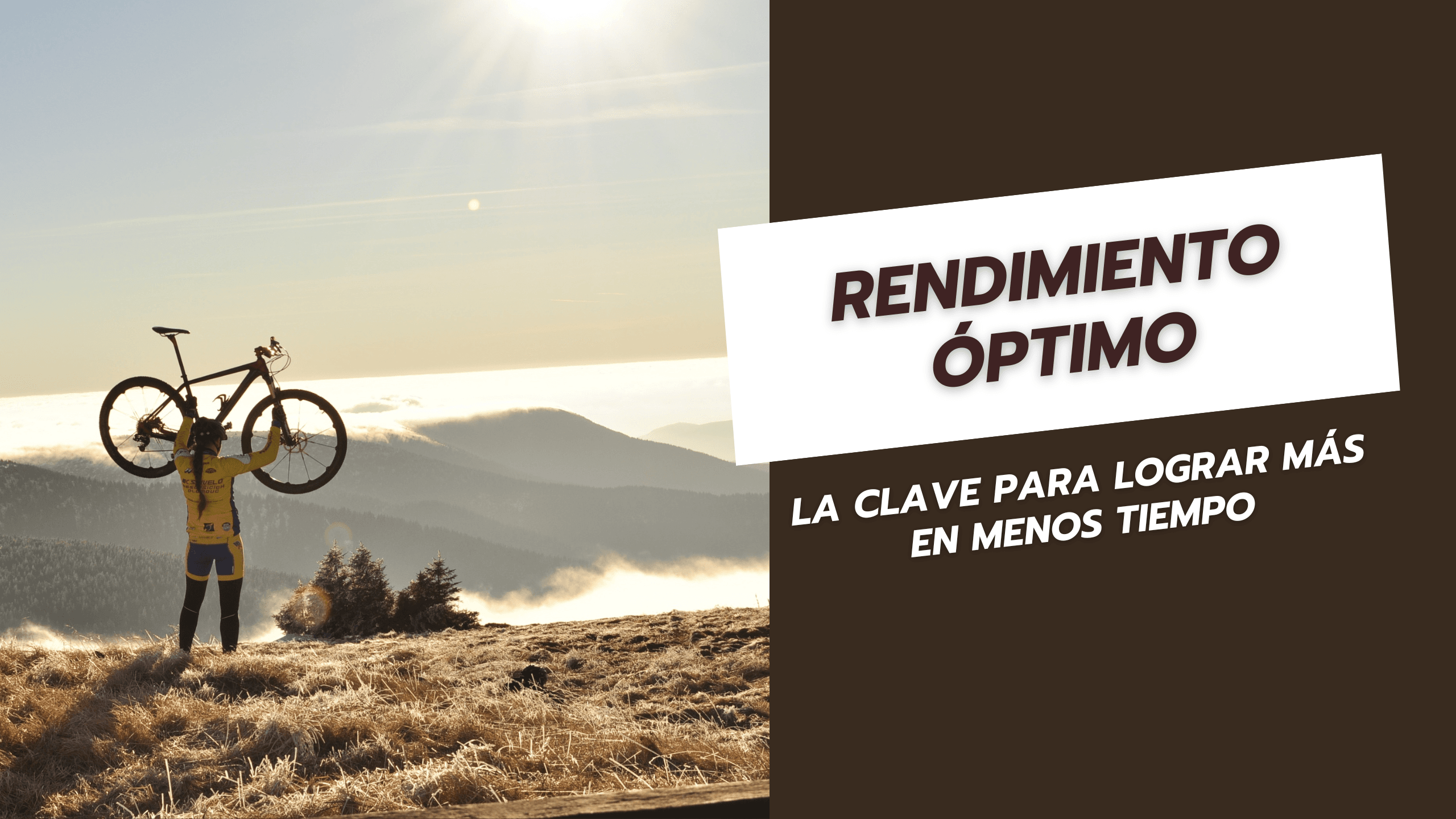 Rendimiento óptimo La clave para lograr más en menos tiempo