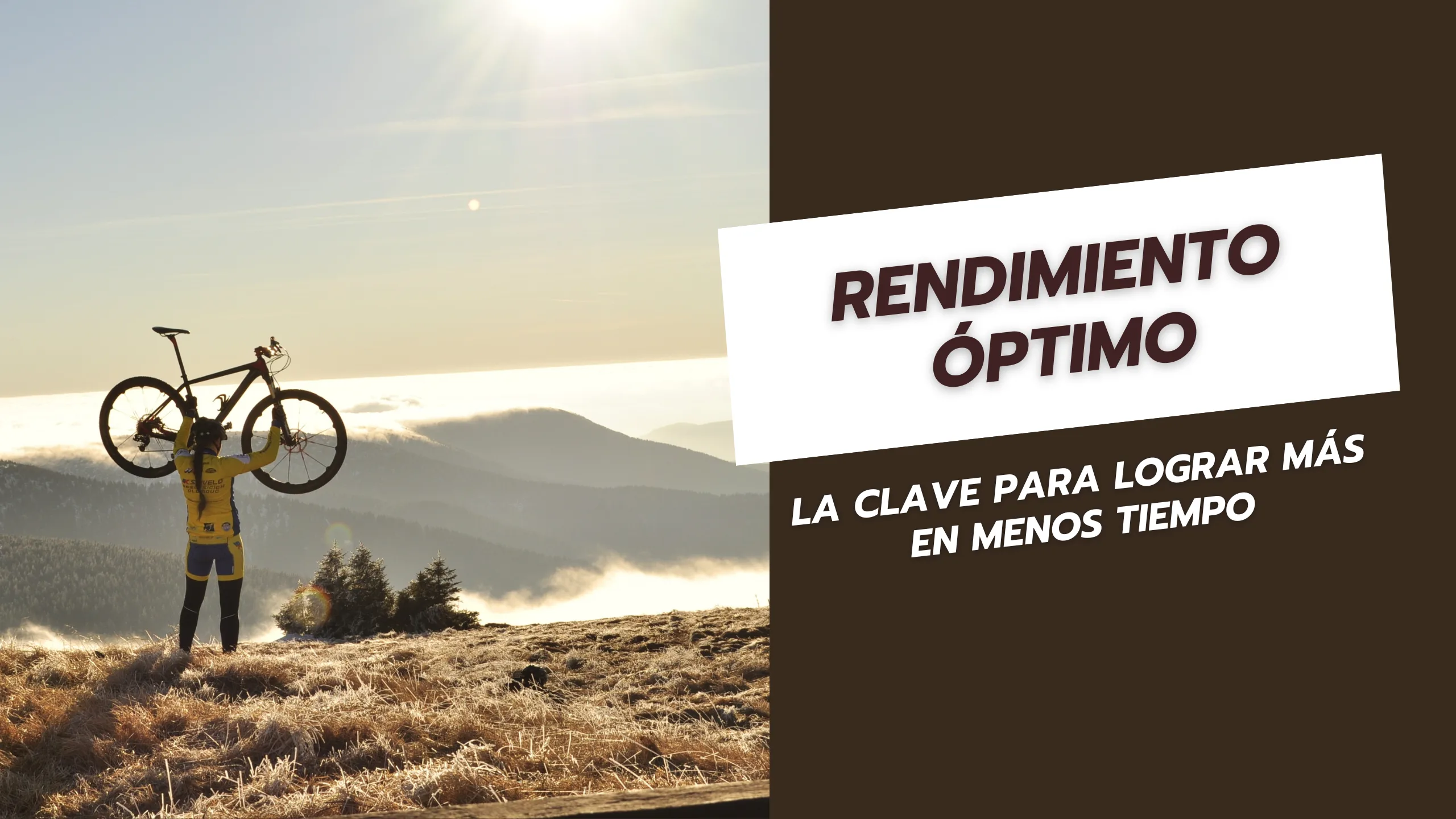 Rendimiento óptimo La clave para lograr más en menos tiempo