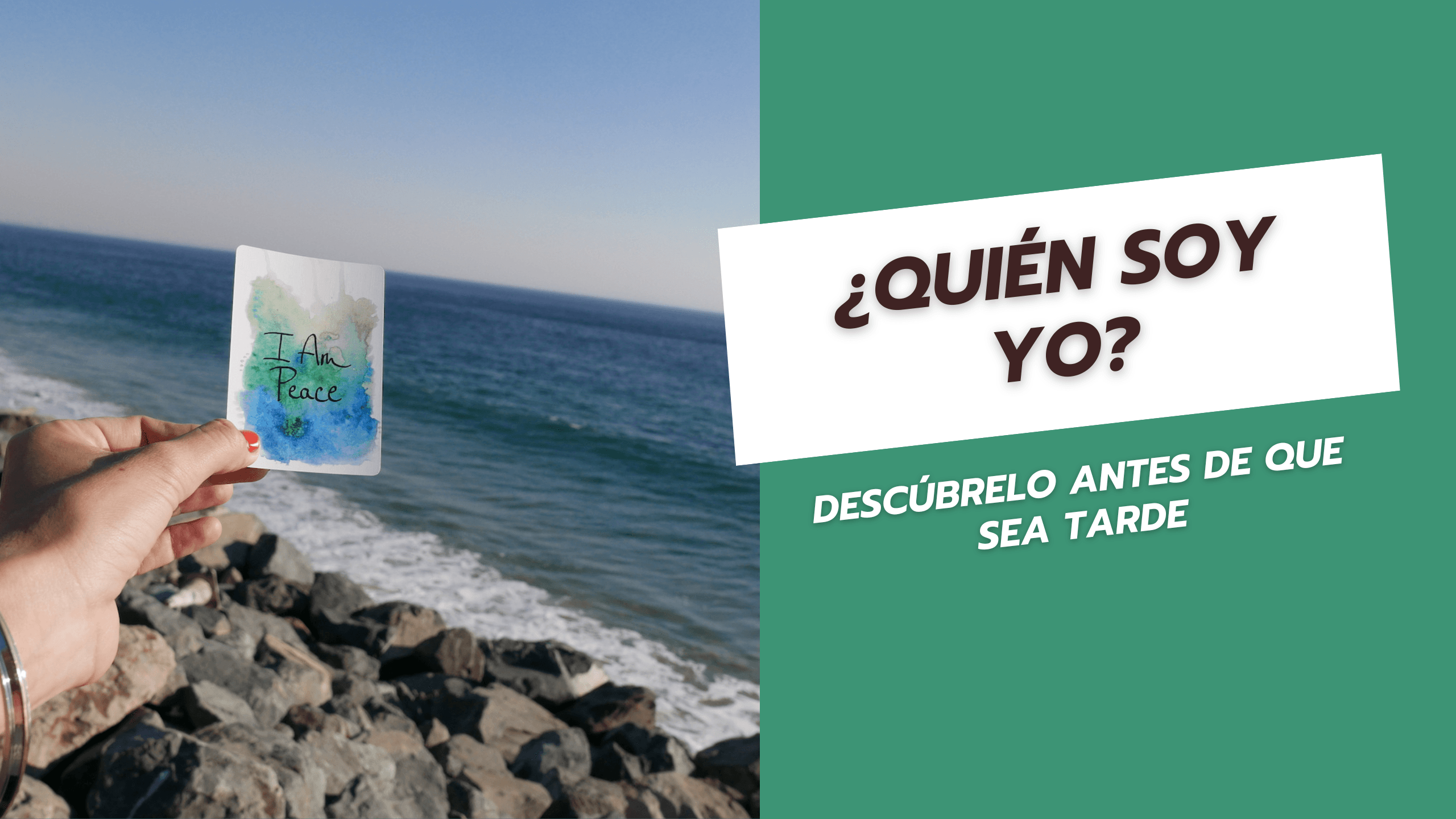 Quién soy yo Descúbrelo antes de que sea tarde