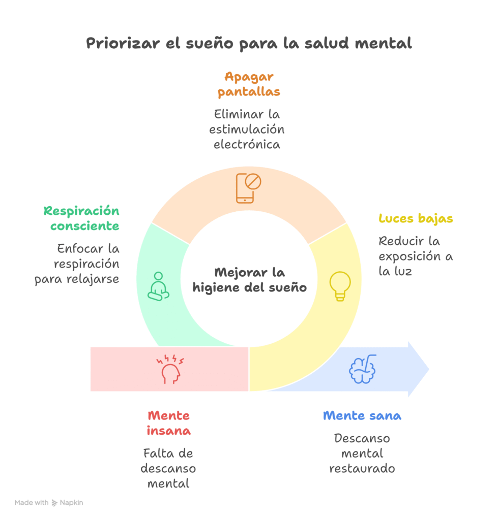 Dormir bien para relajar la mente