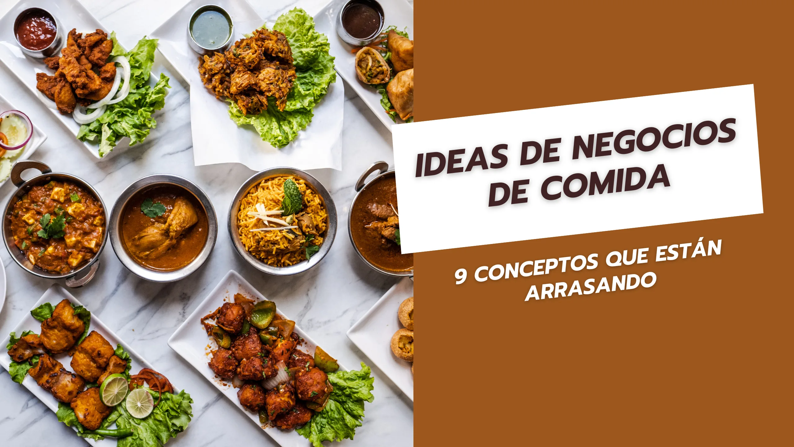 Ideas de negocios de comida 9 Conceptos que están arrasando